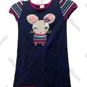 Kid's Dress, Gymboree, 4T, Blue & Purple, Preloved in Excellent Condition